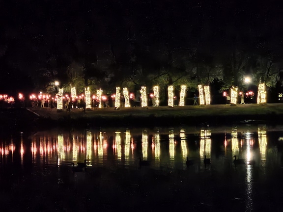 Reunion torchlight procession