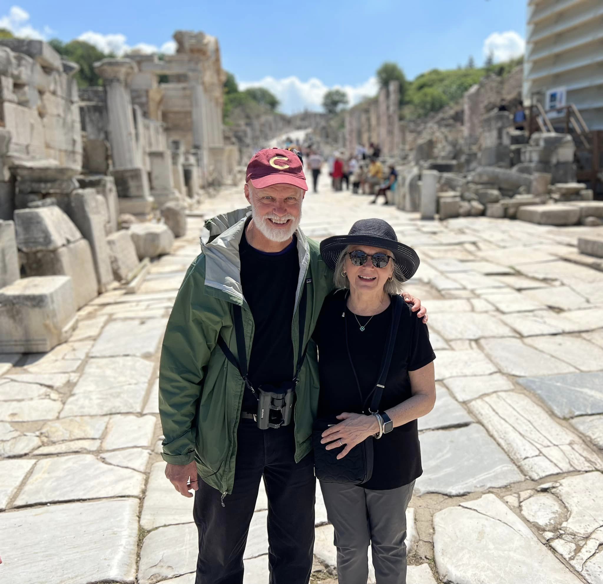 Janice McSherry '75 and Jim McCoy '82 with a 