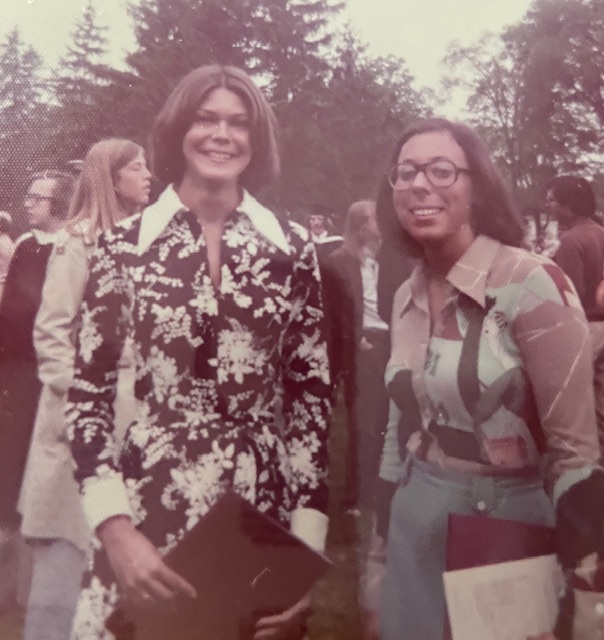 Debbie Smith & Lori Slutsky Graduation 1975 from Robin Goldin-Como