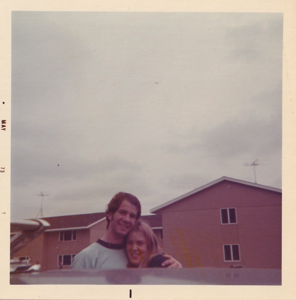 1973, Tom Rolwing, Karin Lindsay, Birch Apts, from Lynda Leslie