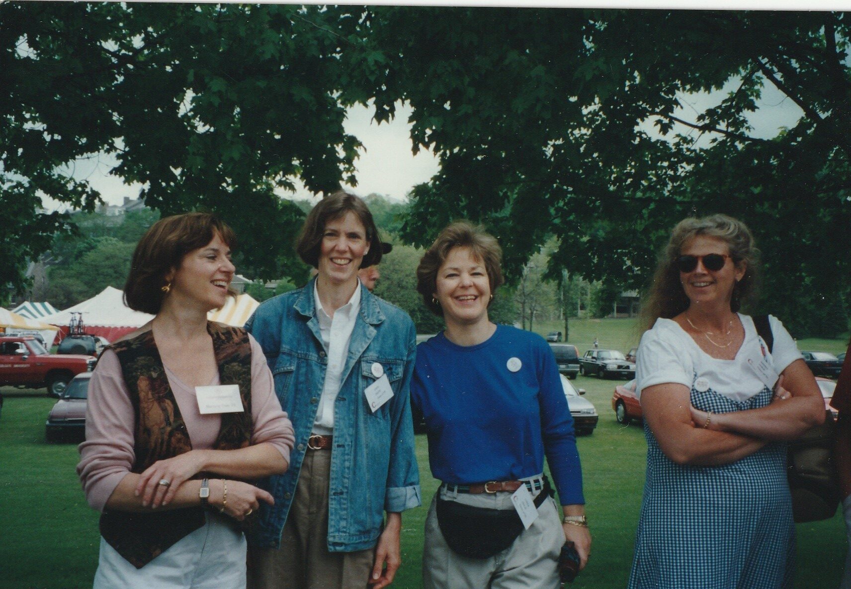 1995 Colgate Reunion Marilyn Tron, Karin Lindsay, Lynda Leslie, Wendy Child, from Lynda Leslie