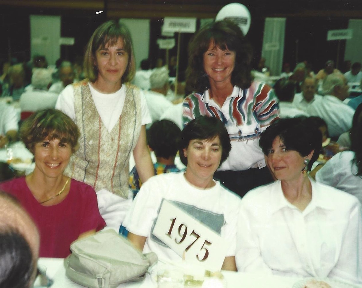 1995 Reunion, Alice Diamond, Joan Lynch, Lenore Arab, Beth Brandfass & Penny Rabinkoff, from Alice Diamond