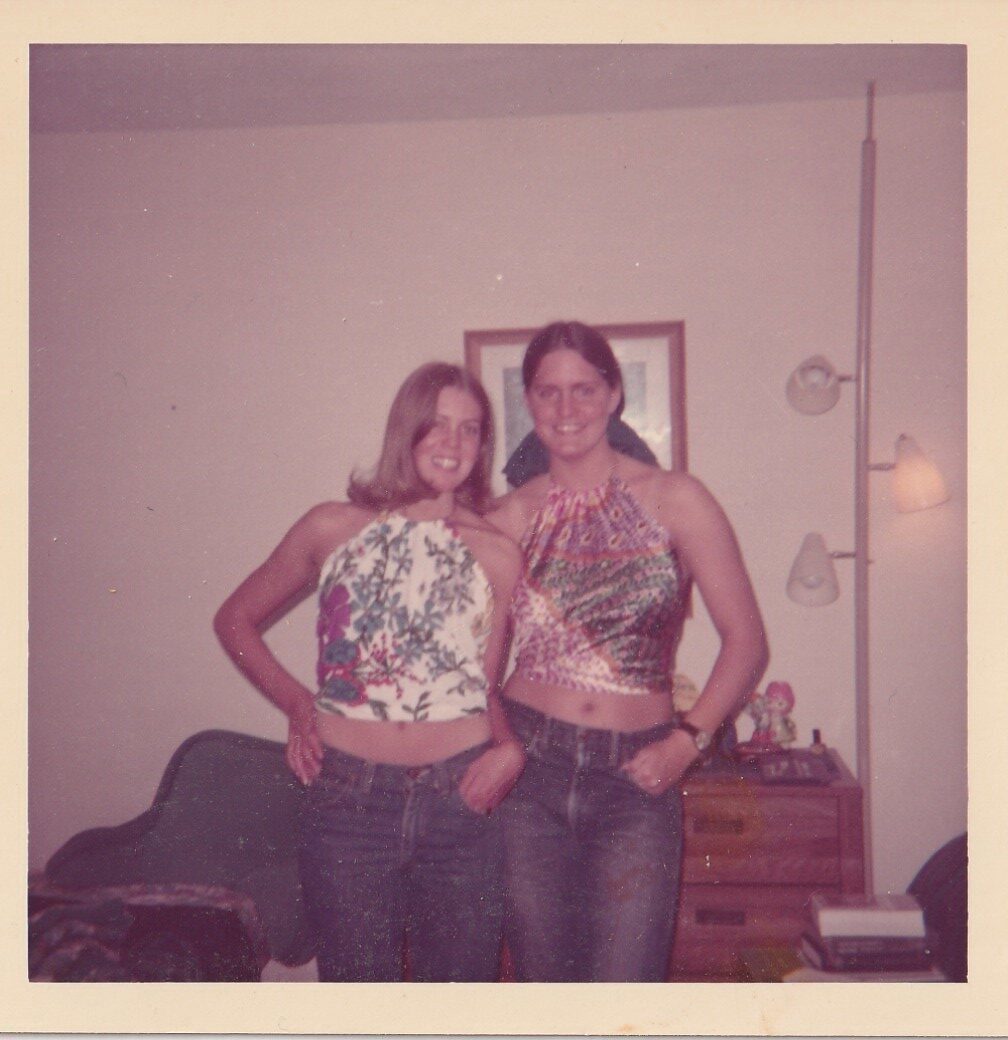 1971-72, Julie Bergamini Bergeron & Karin Lindsay Baere, from Lynda Leslie
