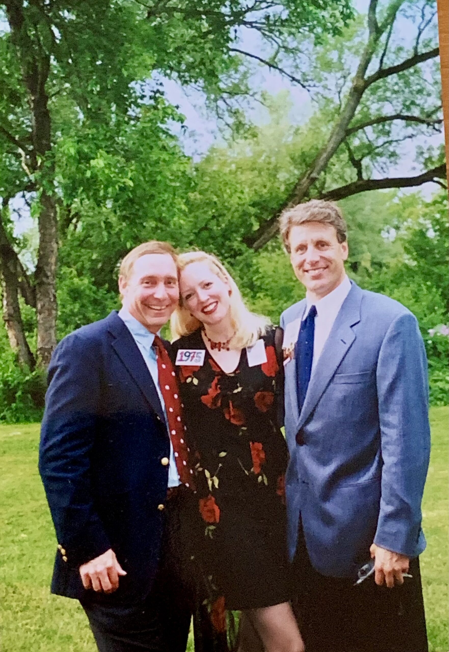 Bill Centner, Jeff & Joyce Bliss at reunion from Jeff Bliss