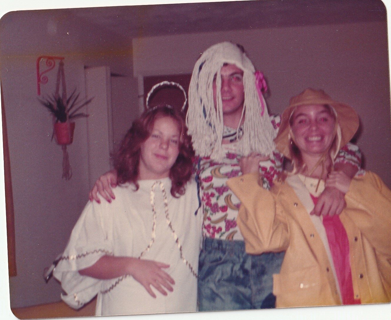 Halloween 1971, Lynda Leslie, Michael Collins & Debbie Hohn Parr, from Lynda Leslie