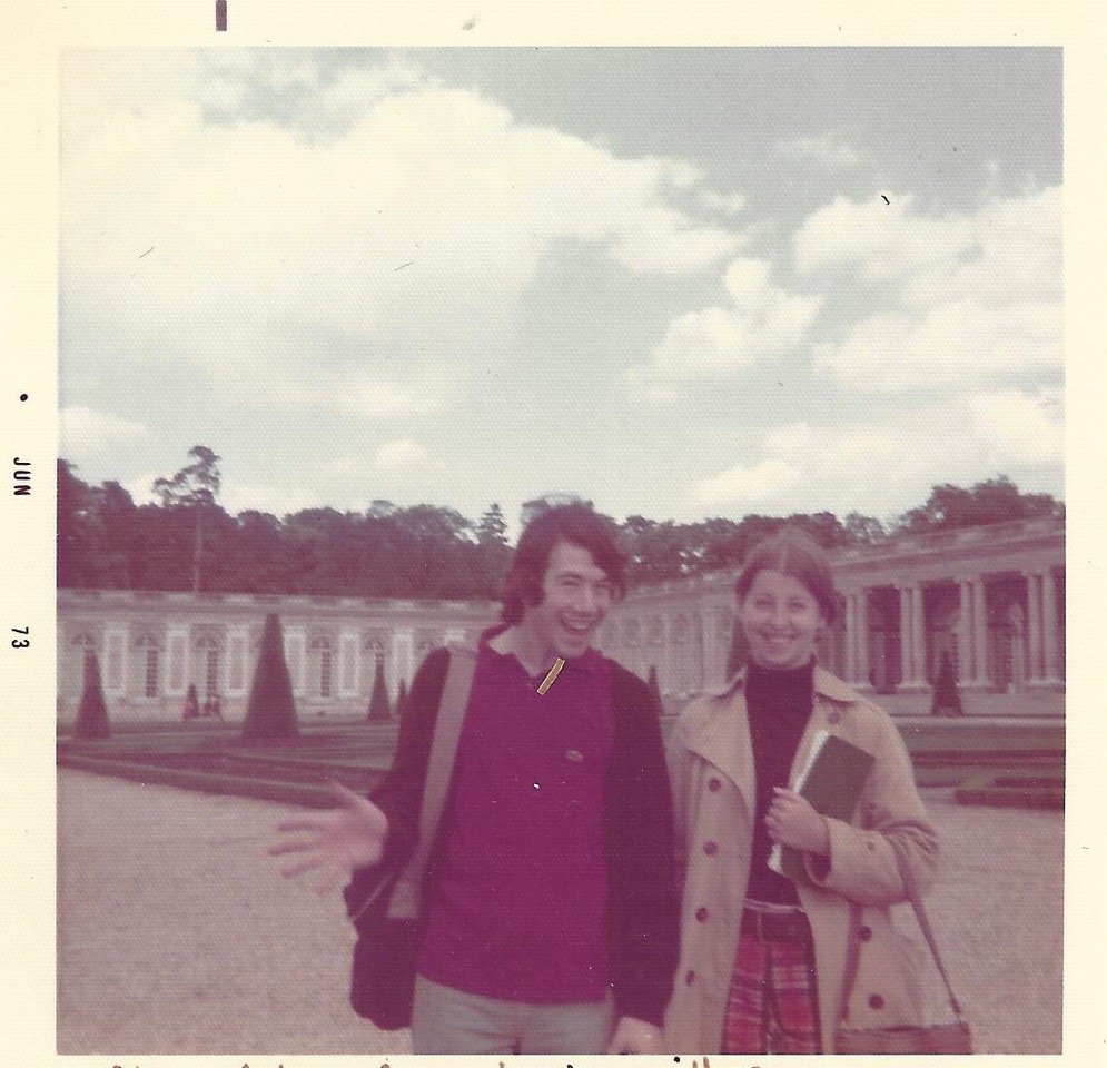 Versailles, June 1973, Alan Salz & Susan Kelley, from Alice Diamond