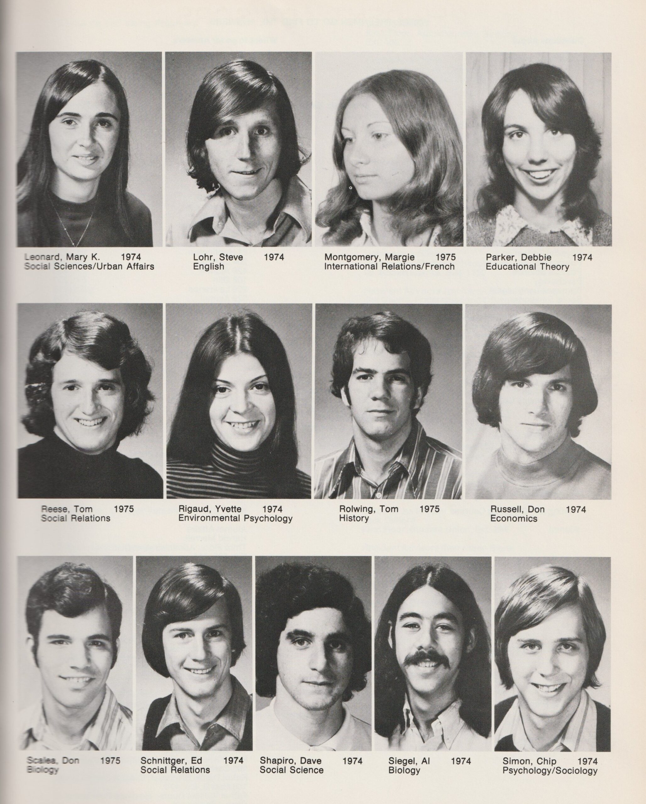 Incanabulum Fall 1973 RAs 2, from Janice McSherry 
