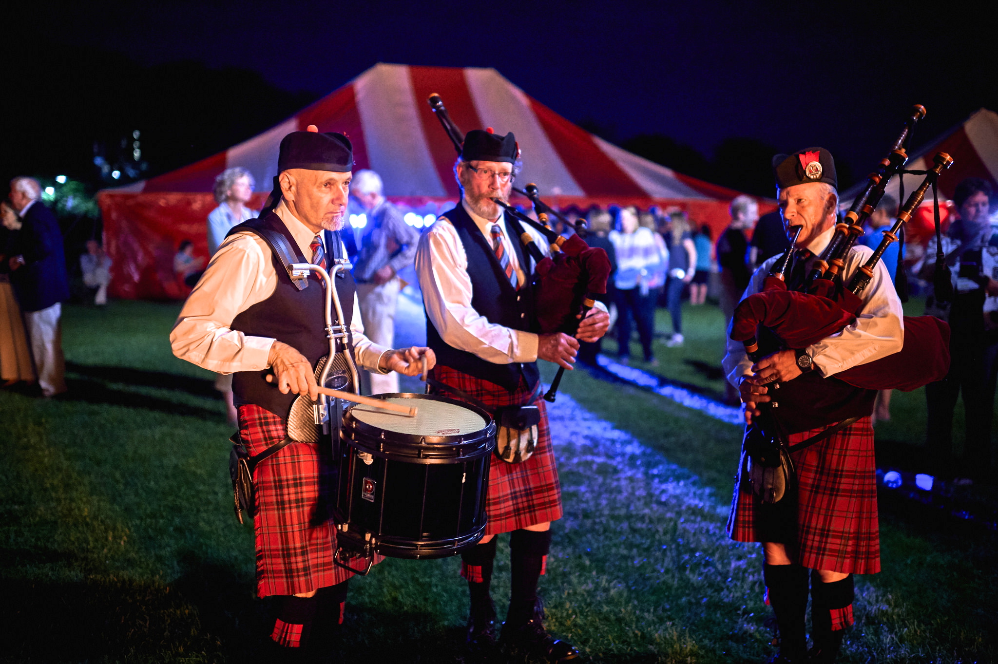 40th Reunion, 2015; Bagpipers