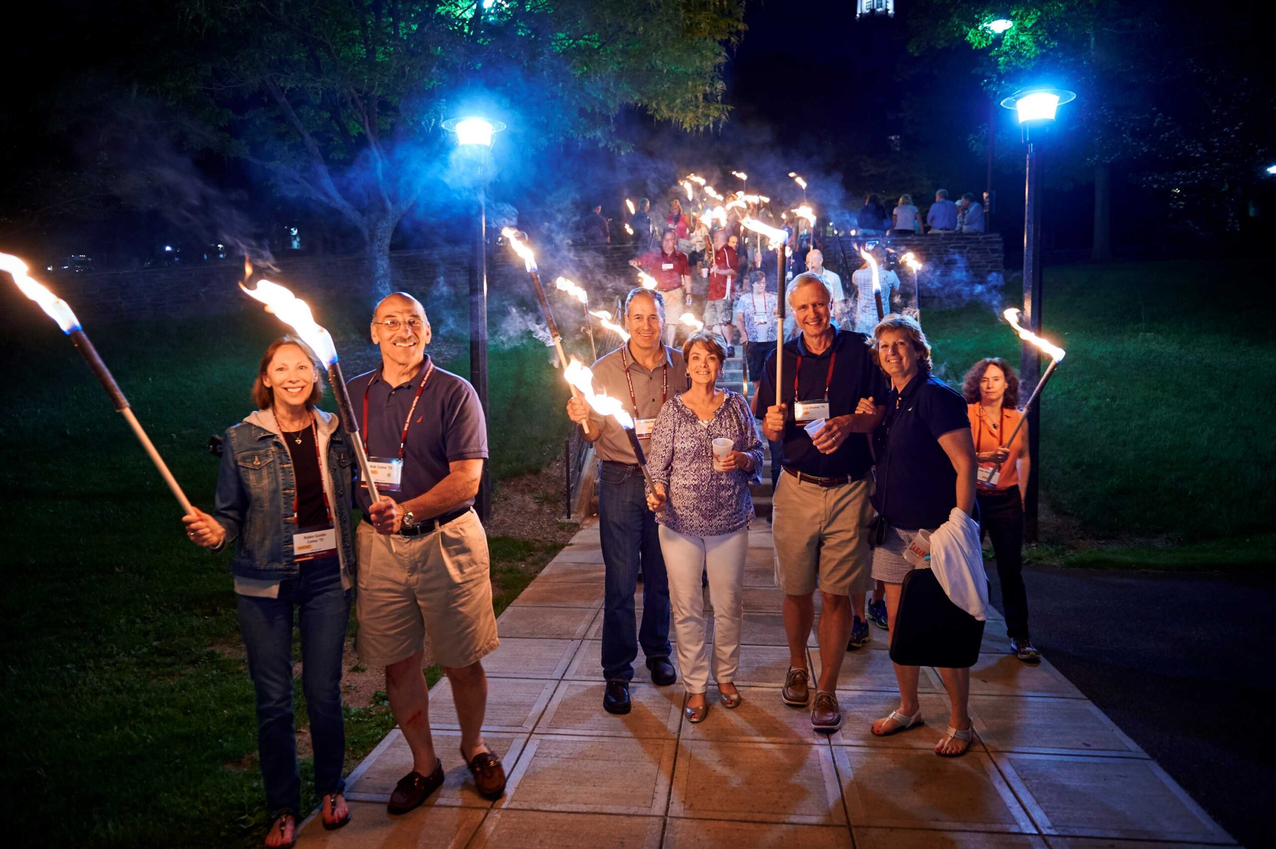 40th Reunion, 2015; Robin & Bob Como, Jim & Ingrid Merrifield, Wayne & Charlene Chesley