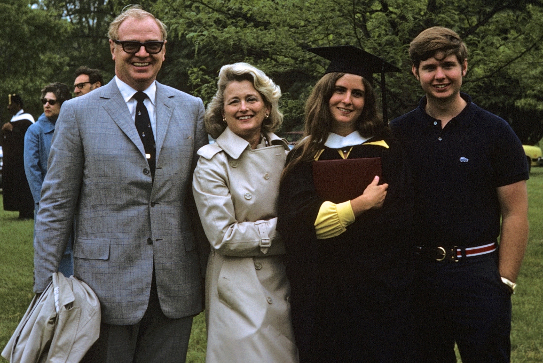 Graduation 1975 Jean Kiddoo and family