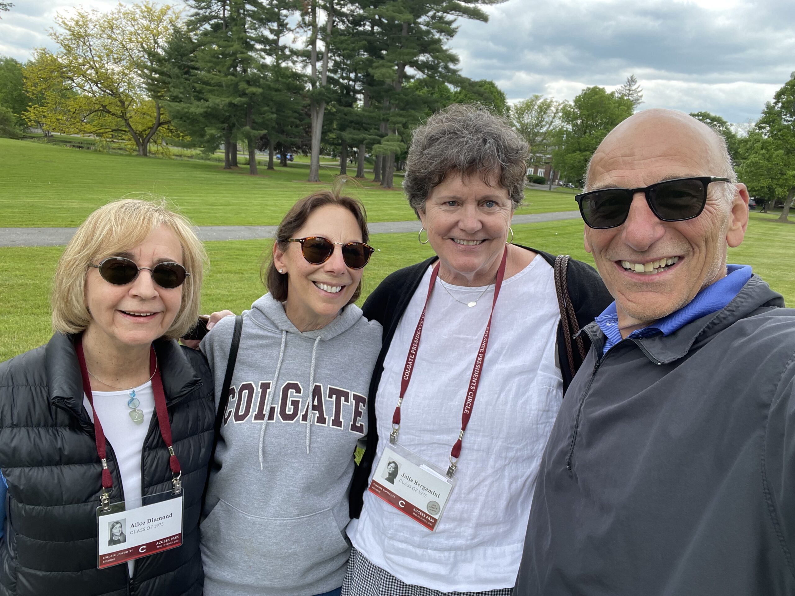 Reunion 2025 Alice Diamond, Robin Goldin Como, Julie Bergamini Begeron & Bob Como from Diamond