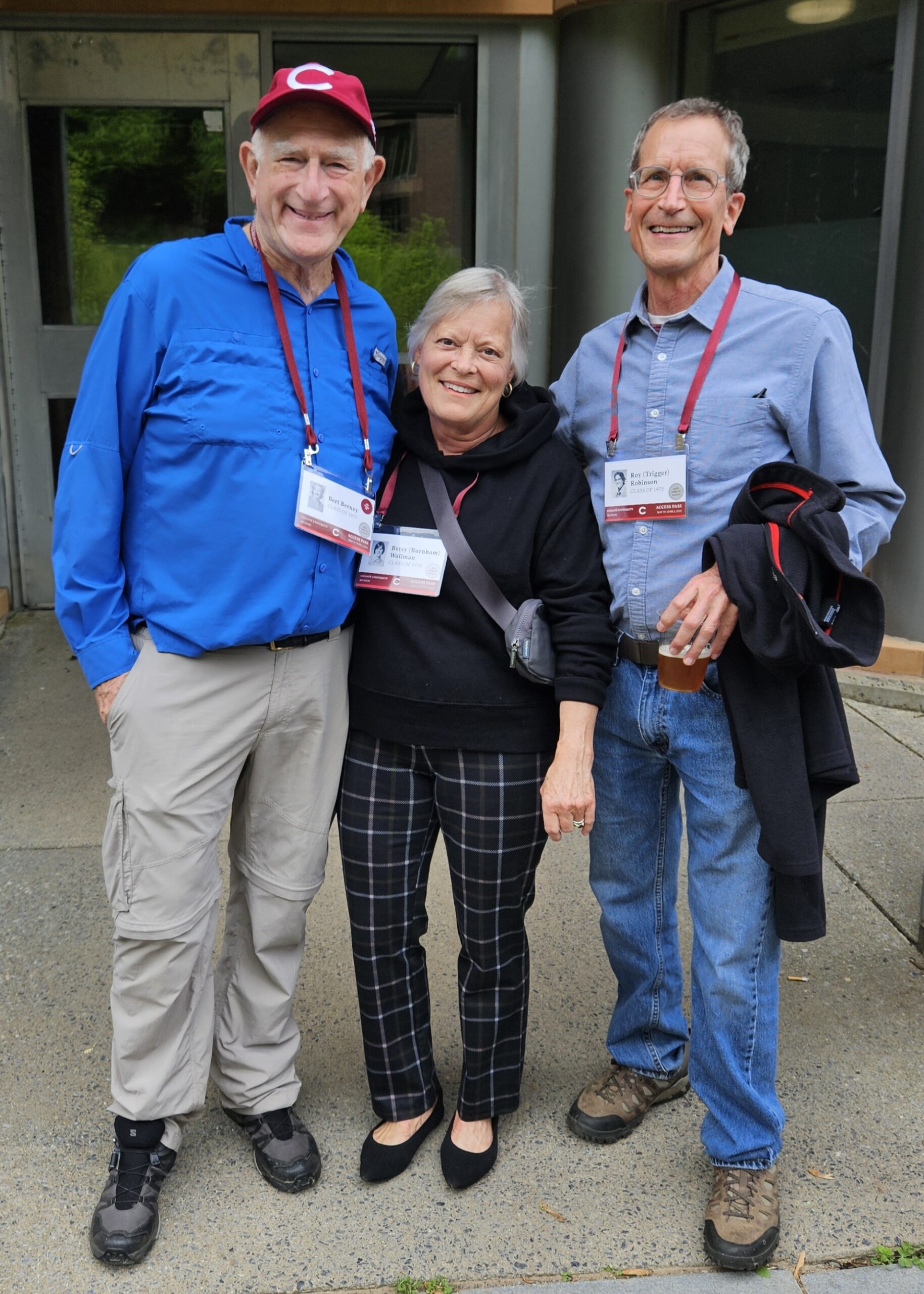 Reunion 2025 Bert Berney, Betsy Burnham Wallman & Roy (Trigger) Robinson by Dittman
