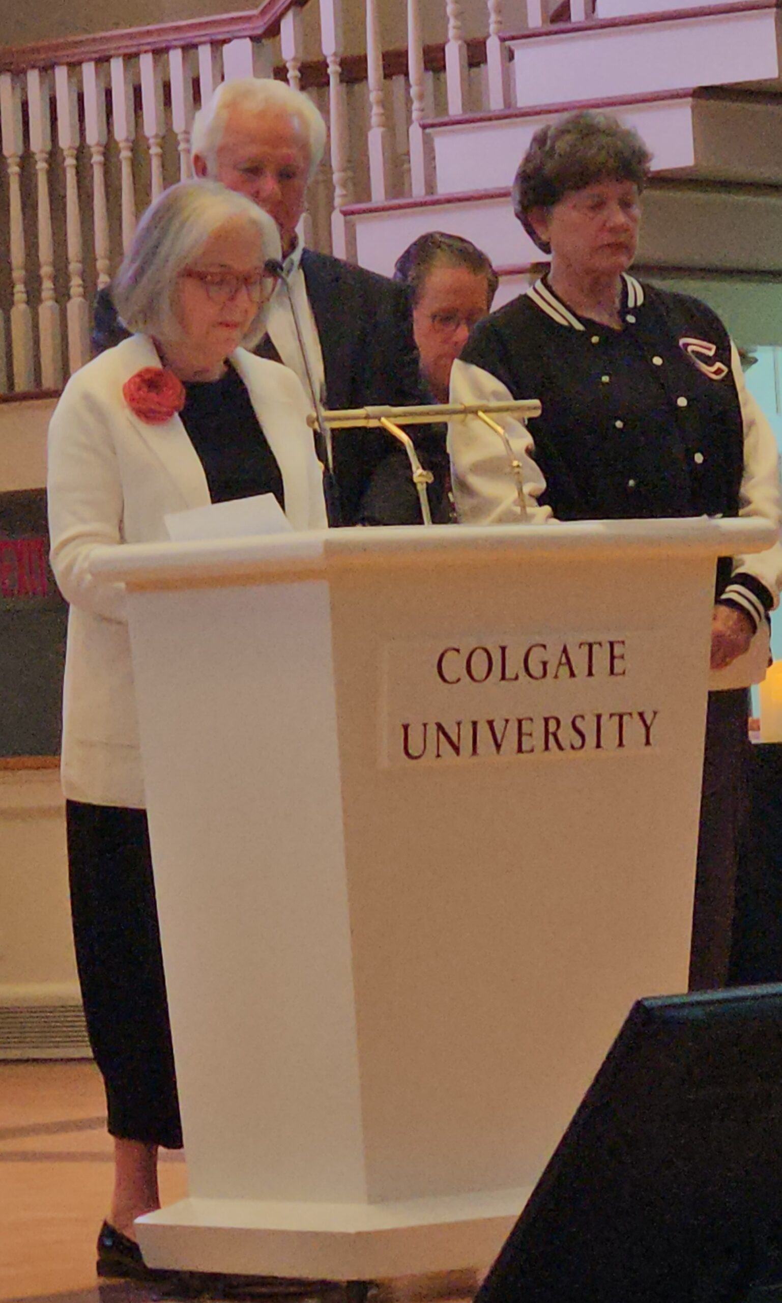 Reunion 2025 Janice McSherry opening the memorial service by Dittman