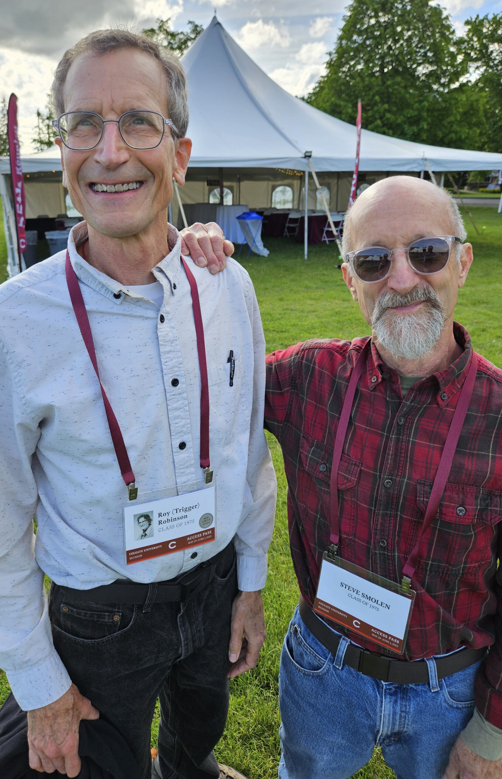 Reunion 2025 Roy (Trigger) Robinson & Steve Smolen by Dittman