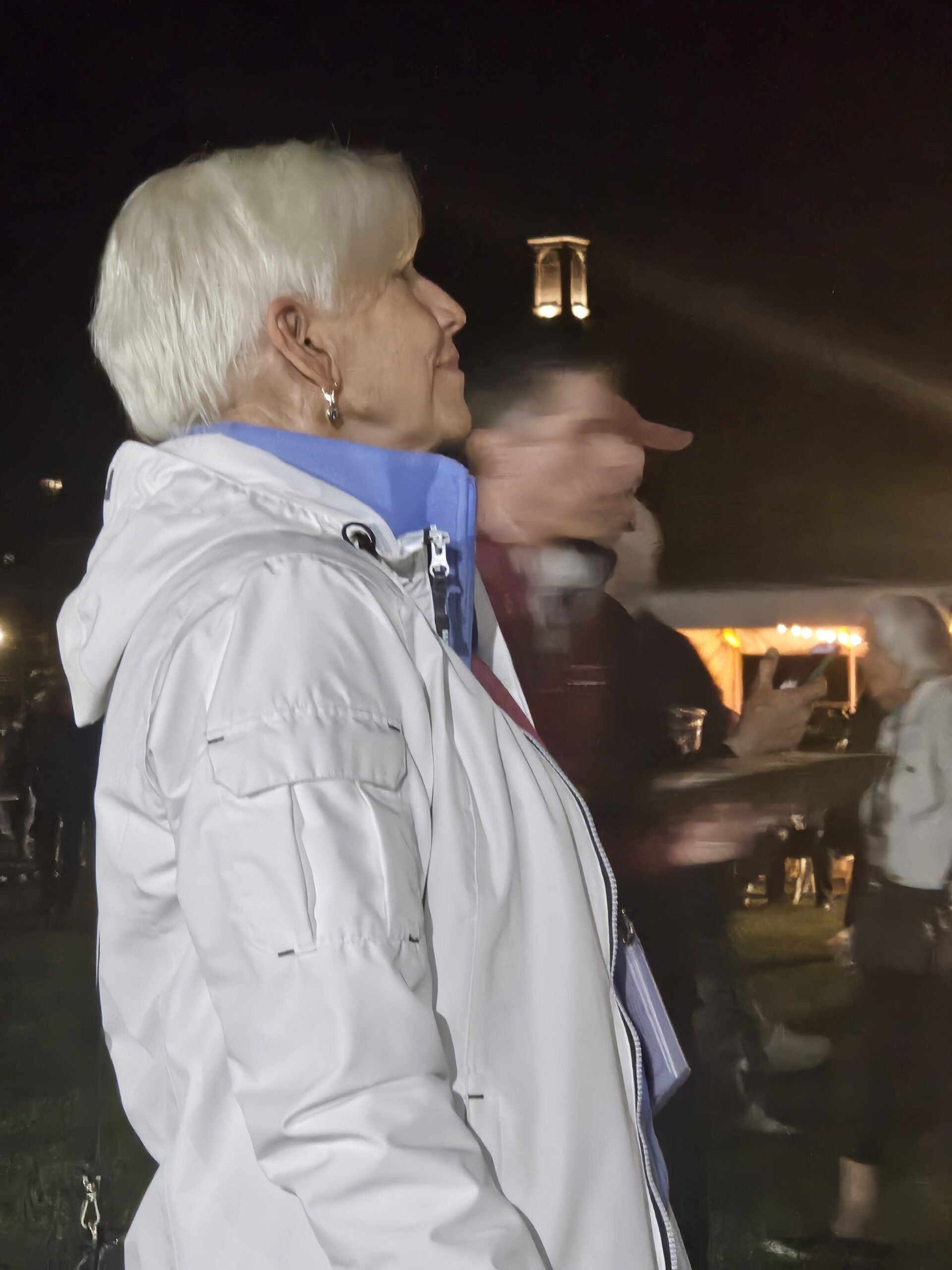 Reunion 2025 Vicki Johnson McShirley at the fireworks by Dittman