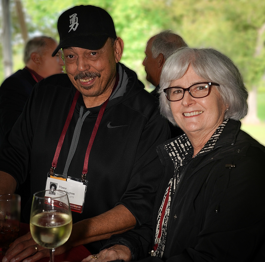 Reunion 2025, Vince Washington & Jean Kiddoo, by Peter Tannenbaum