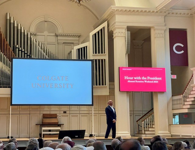 Reunion 2025, hour with President Brian Casey, by Jim Bilbo