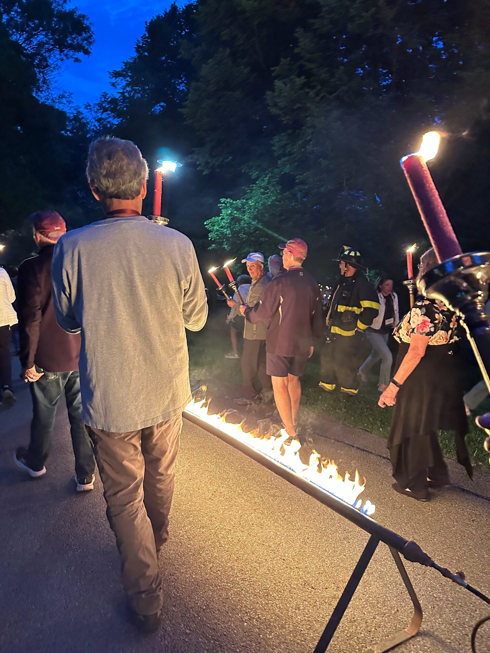 Reunion 2025, torchlight procession2 by Ted Bergh